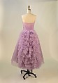 Dress, Lanvin-Castillo (French, active 1950–62), synthetic, metal, French